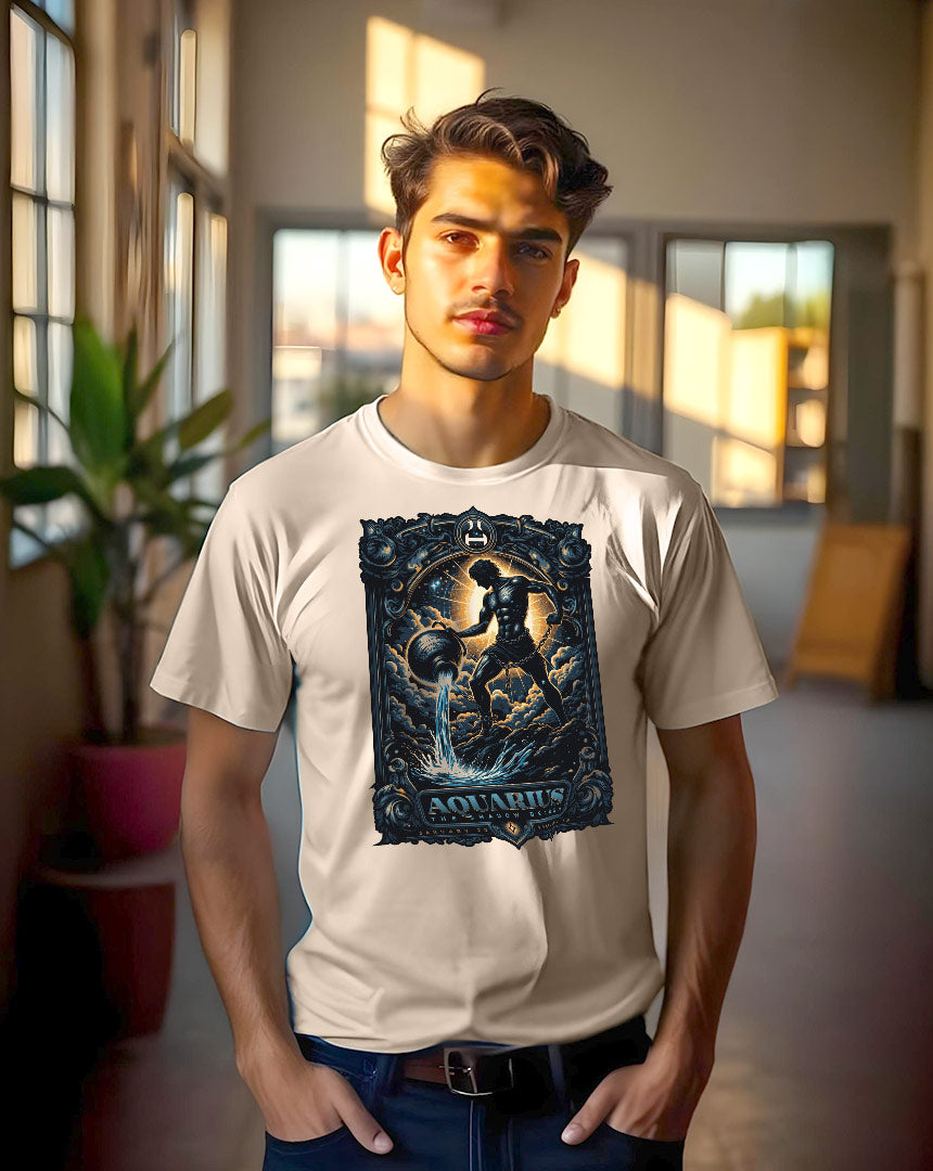 Camiseta Aquarius Horoscope Aquario Horoscopo