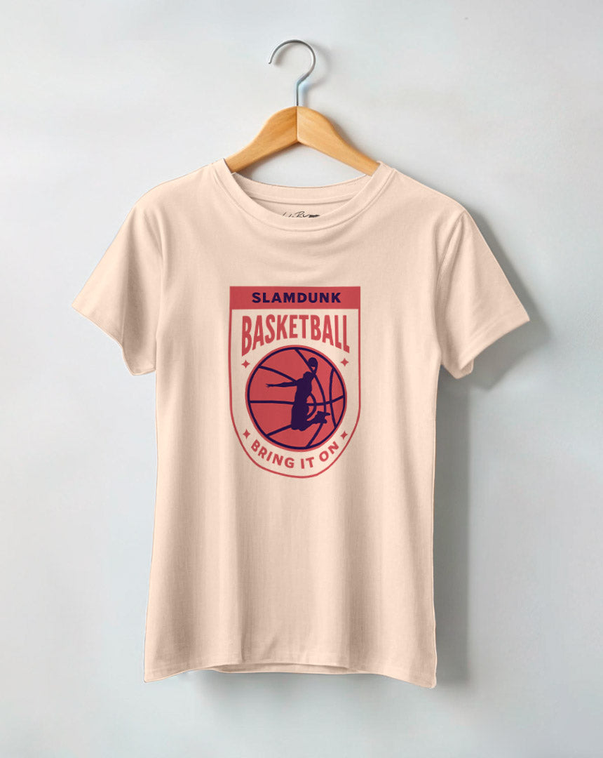 Camiseta Feminina Basketball SlamDunk Basquete