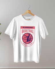 Camiseta Basketball SlamDunk Basquete Enterrada