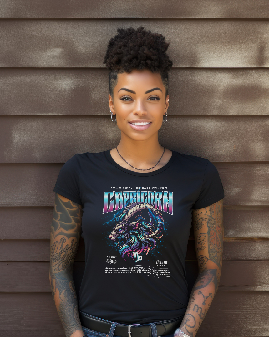 Camiseta Feminina Capricórnio Horóscopo