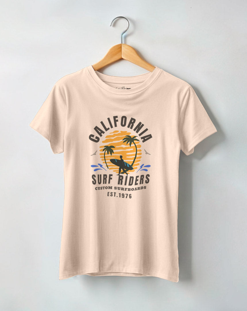 Camiseta Feminina California Surf Riders