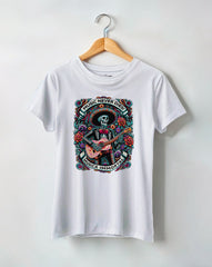 Camiseta Feminina Fiesta Music Never Dies