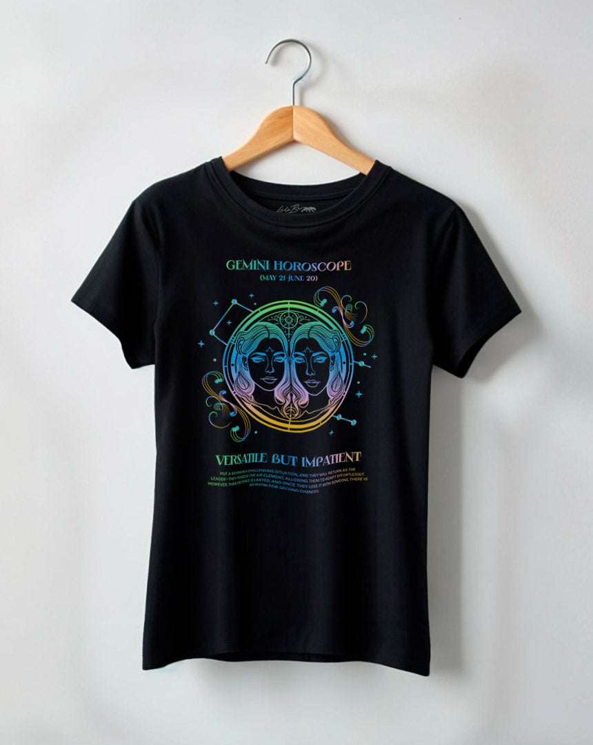 Camiseta Feminina Gemini Horoscope