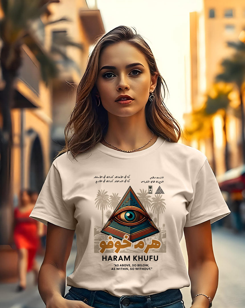 Camiseta Feminina Haram Khufu Pyramid