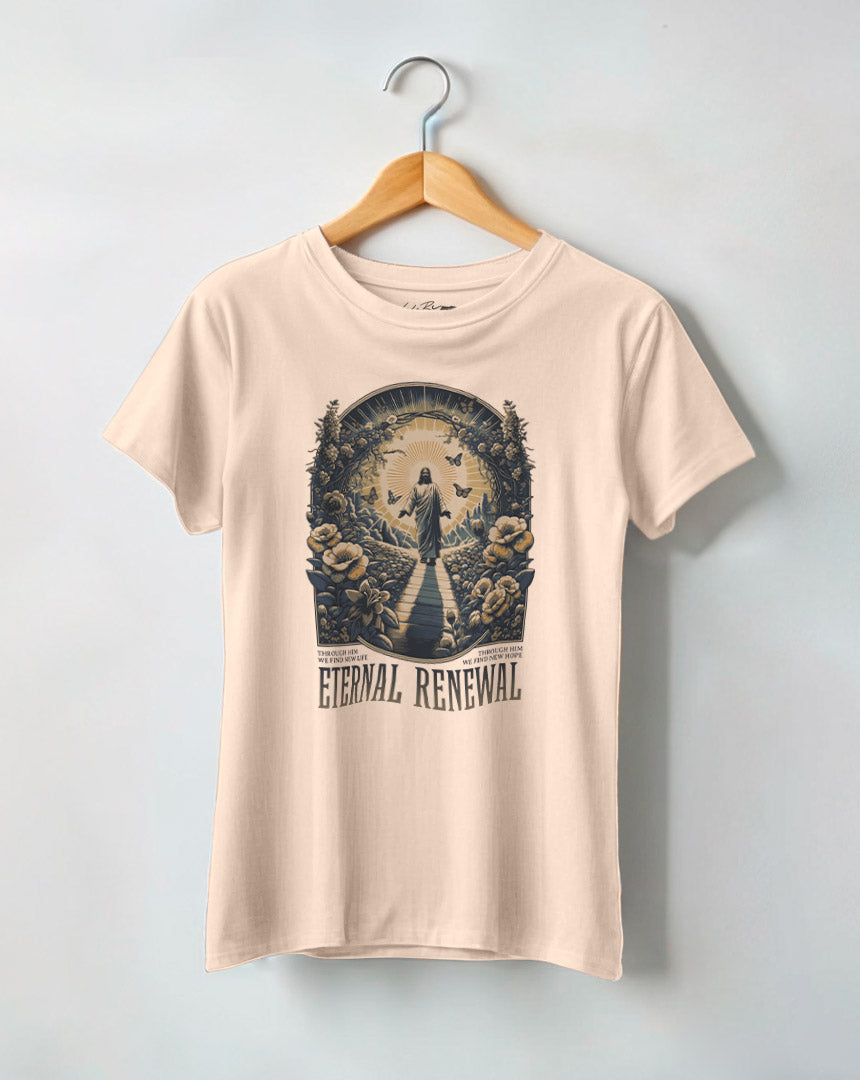 Camiseta Feminina Jesus Eternal Renewal