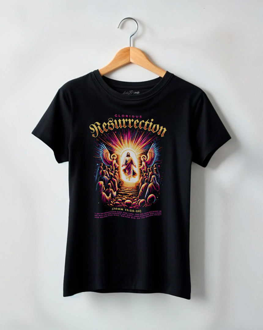 Camiseta Feminina Jesus Ressurection