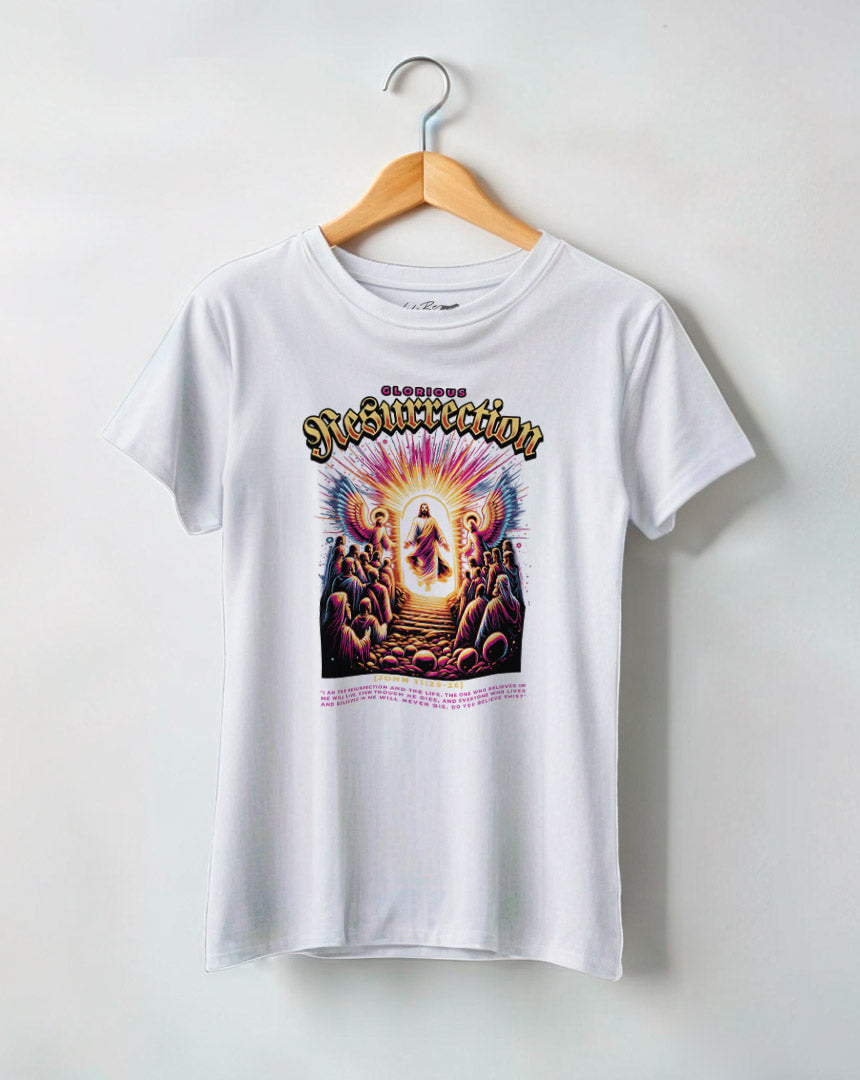 Camiseta Feminina Jesus Ressurection